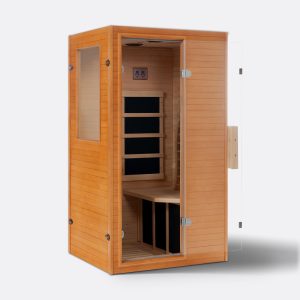 real-relax-sports-fitness-home-sauna-infrared-sauna-for-home-1-person-low-emf-wood-indoor-saunas-spa-at-home-with-950w-10min-warm-up-bluetooth-easy-lcd-panel-backrest-43813891670245.jpg Earth Compact 1 Person Far Infrared Sauna